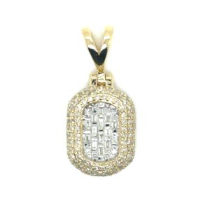 10K 0.57CT CHARM "DIAMOND CLUSTER"