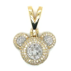 10K 0.63CT CHARM "MOUSE"