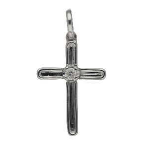14k 0.03ct Charm "cross"
