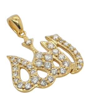 18K 0.43CT CHARM 'ALLAH'