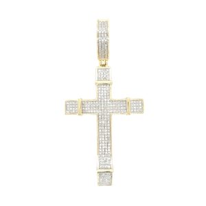 10k 0.32ct Charm "cross"