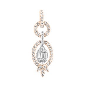14K 0.33CT CHARM "DIAMOND CHANDELIER DESIGN"