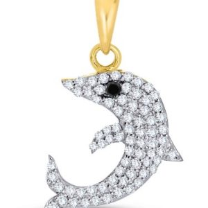 10K 1.73CT CHARM "DOLPHIN"