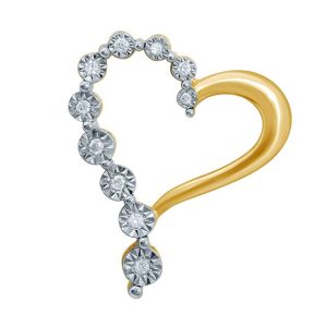 10k 0.11ct Charm "heart"
