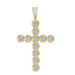 10k 0.38-0.41ct Charm "cross"