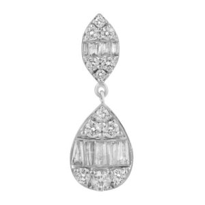 14K 0.54CT CHARM "PEAR DROP"