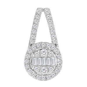 14K 0.32CT CHARM "DIAMOND CLUSTER"