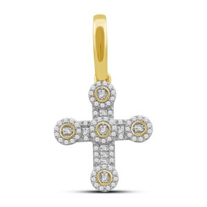 10k 0.25ct Charm "cross"