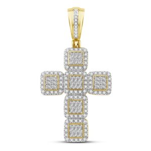 10K 0.60CT CHARM "CROSS"