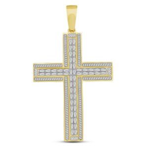10K 2.50CT CHARM "CROSS"