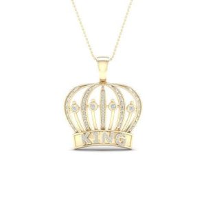 10k 0.25ct Charm "crown King"