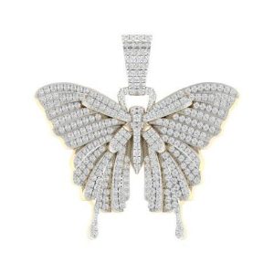 10K 0.89CT CHARM "BUTTERFLY"