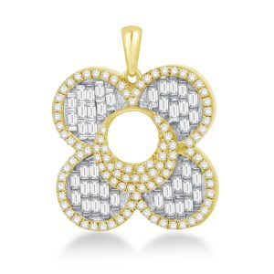 10K 0.51CT CHARM "CLOVER"