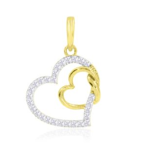 10k 0.25ct Charm "heart"