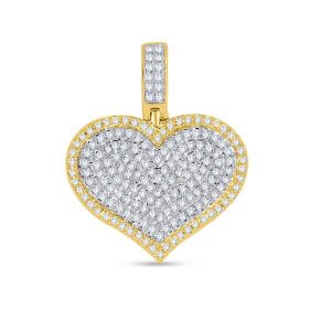 10k 0.47-0.53ct Charm "heart"
