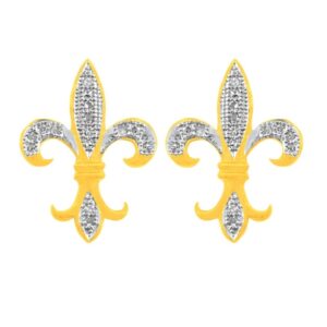 10K 0.10CT Diamond Earrings