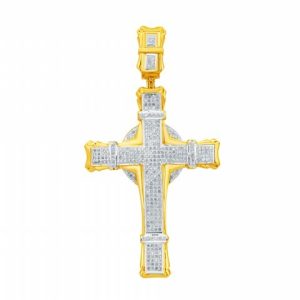 10K 1.00CT CHARM "CROSS"