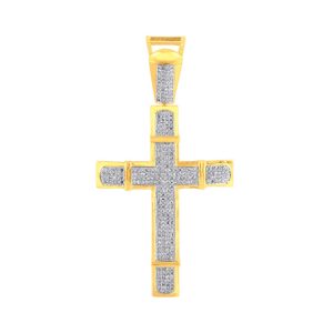 10k 0.95ct Charm "cross"