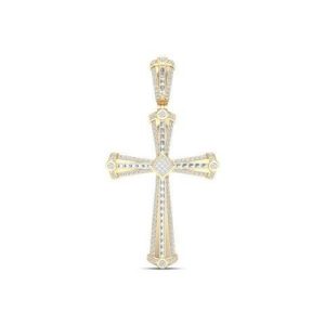 10K 0.75CT CHARM "CROSS"