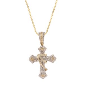 10K 0.56CT CHARM "CROSS"