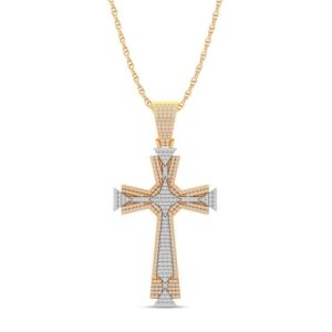 10k 0.48-0.55ct Charm "cross"