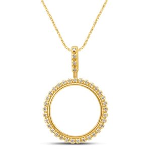 10K 0.56-0.58CT CHARM "MEMORY PLATE"