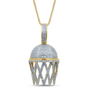 10K 0.60-0.66CT CHARM "BASKETBALL"