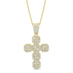 10K 1.96-2.03CT CHARM "CROSS"