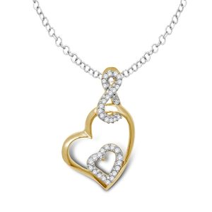10K 0.18-0.21CT CHARM "HEART"