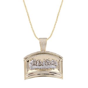 10k 0.48ct Charm "last Supper"