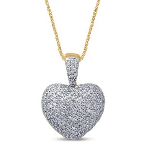 10k 0.47-0.54ct Charm "heart"