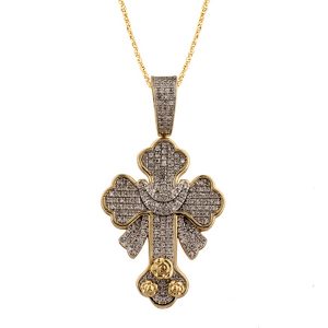 10k 0.30ct Charm "cross"
