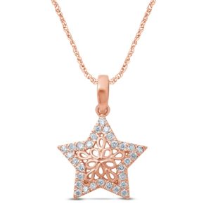 10K 0.16CT CHARM "STAR"