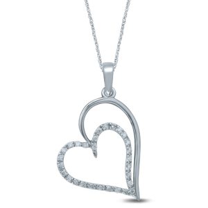10k 0.12-0.14ct Charm "heart"