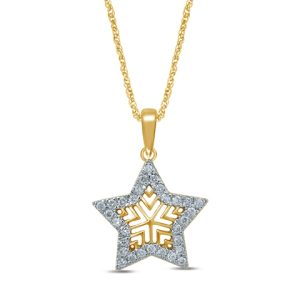 10K 0.16-0.17CT CHARM "STAR"