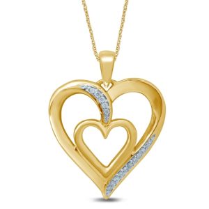10K 0.05-0.06CT D-PENDANT LDS RDS "HEART"