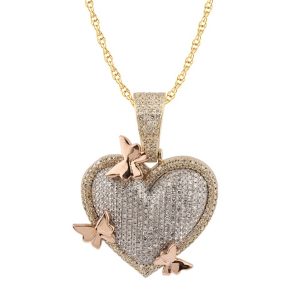 10K 0.80CT CHARM "HEART"