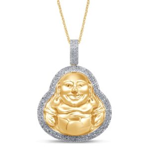 10K 0.88-0.98CT CHARM "BUDDHA CHARM"