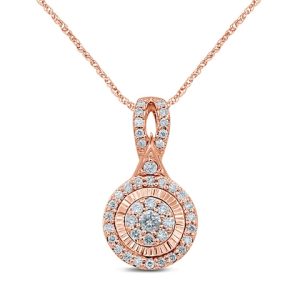 10k 0.32-0.37ct Charm "diamond Cluster"