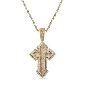 10K 0.80CT CHARM "CROSS"