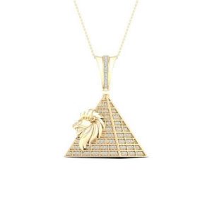 10K 0.25CT CHARM "PYRAMID"