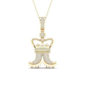 10k 0.33ct Charm "crown"