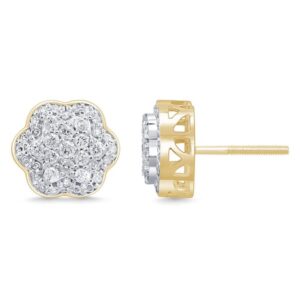 10K 0.47CT Diamond Earring Dark